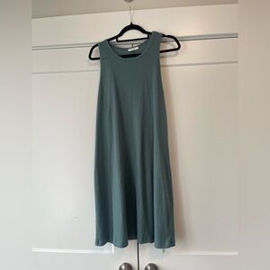 Nine West Sleeveless Green Midi Dress